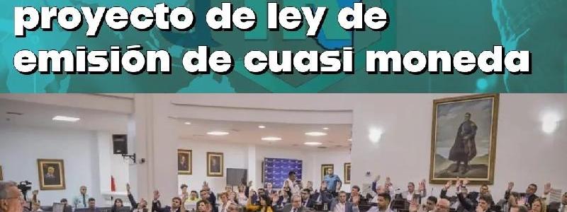 LA LEGISLATURA TRATARÁ EL PROYECTO DE LEY DE LA EMISIÓN DE LA CUASI MONEDA DIGITAL 