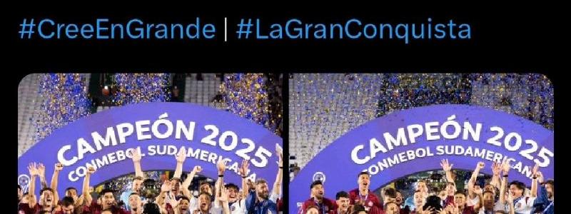 LANUS CAMPEON DE LA SUDAMERICANA 2025: LA FELICITACIÓN DE LA CONMEBOL